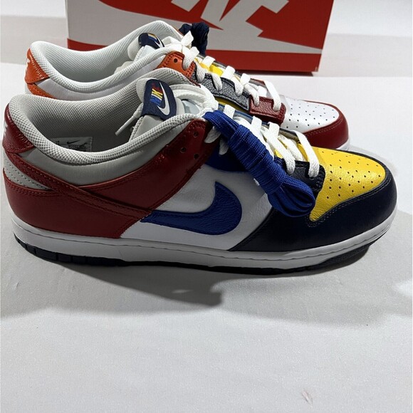 Men's Sz 12 Nike Dunk Low CO.JP QS What The Multicolor Sneakers IB2051 400 NIB - Picture 2 of 10